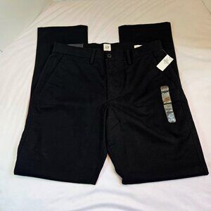 GAP Men's Essential Straight Fit Khaki Chino Pants Sz: 31 X 32 Black